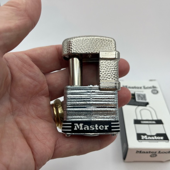 7-HTT New Commercial Masterlock 37KABLK Key:0340 - Picture 2 of 8